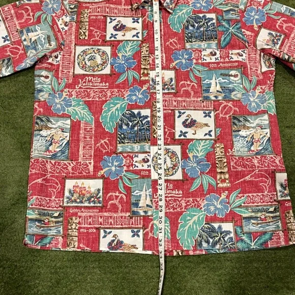 VTG Reyn Spooner Mele Kalikimaka 2006 Limited Christmas Hawaiian Shirt XL - Picture 5 of 6